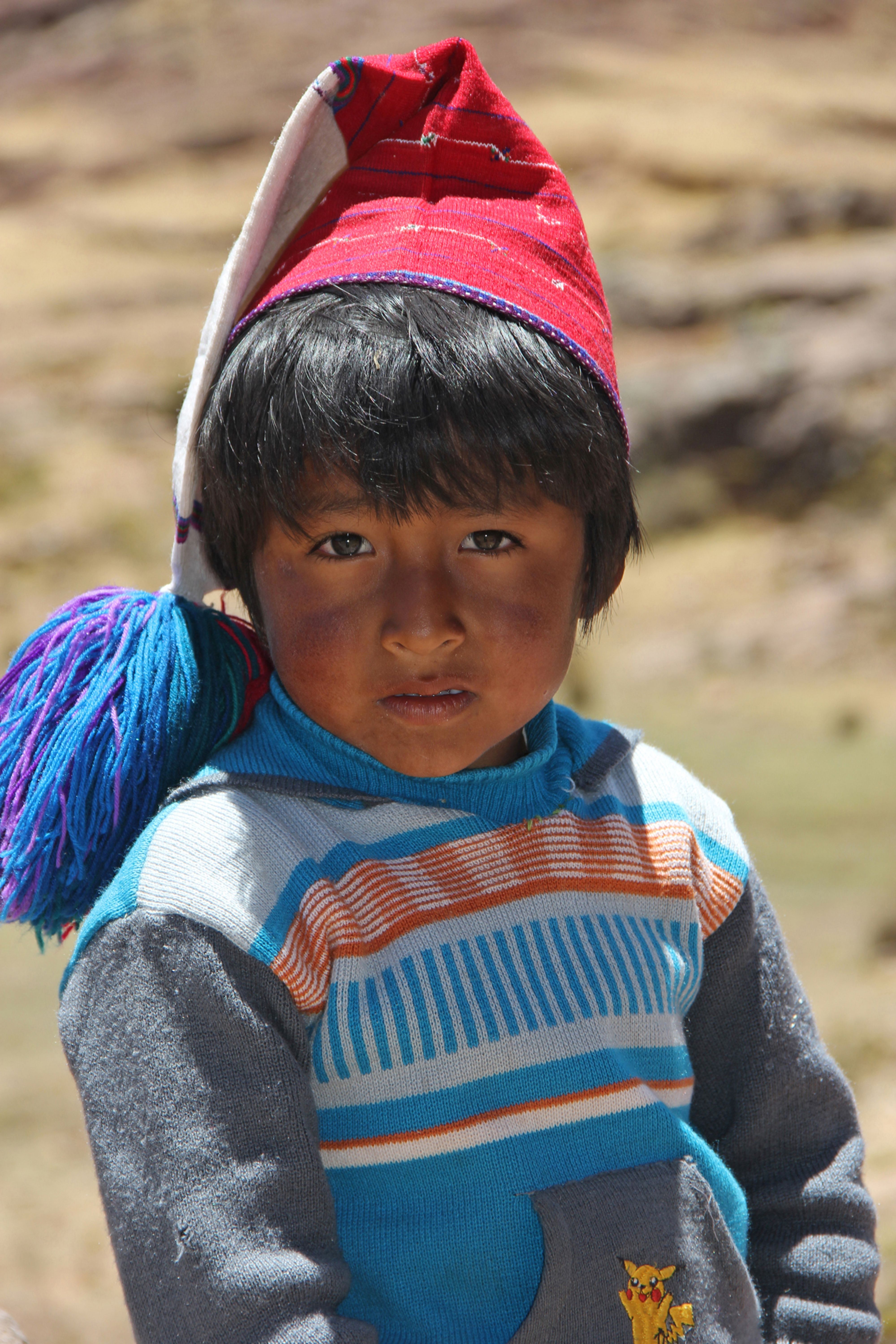 Boy on Taquile Island Peru