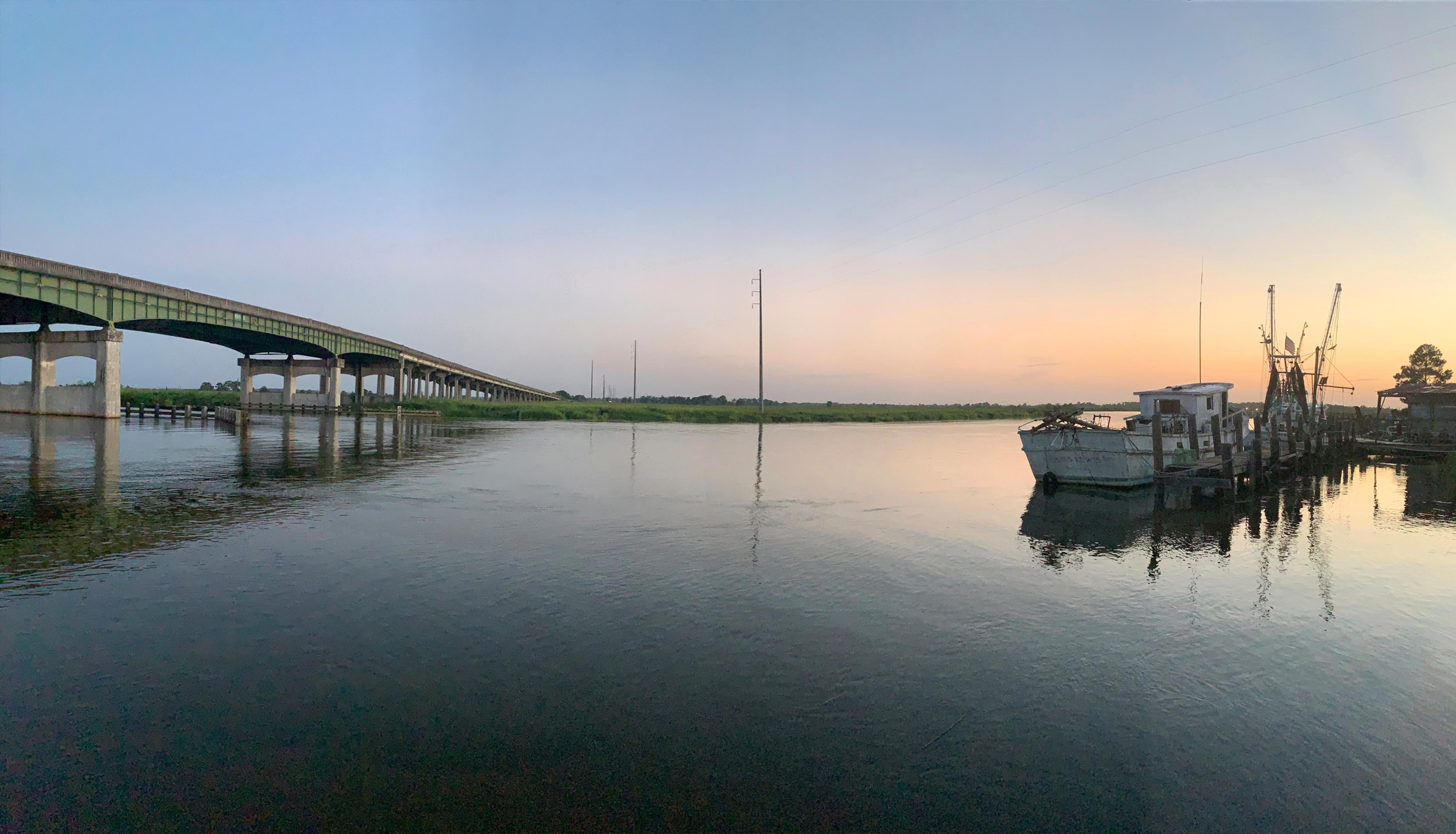 Ga Bridge & Shrimp Boats