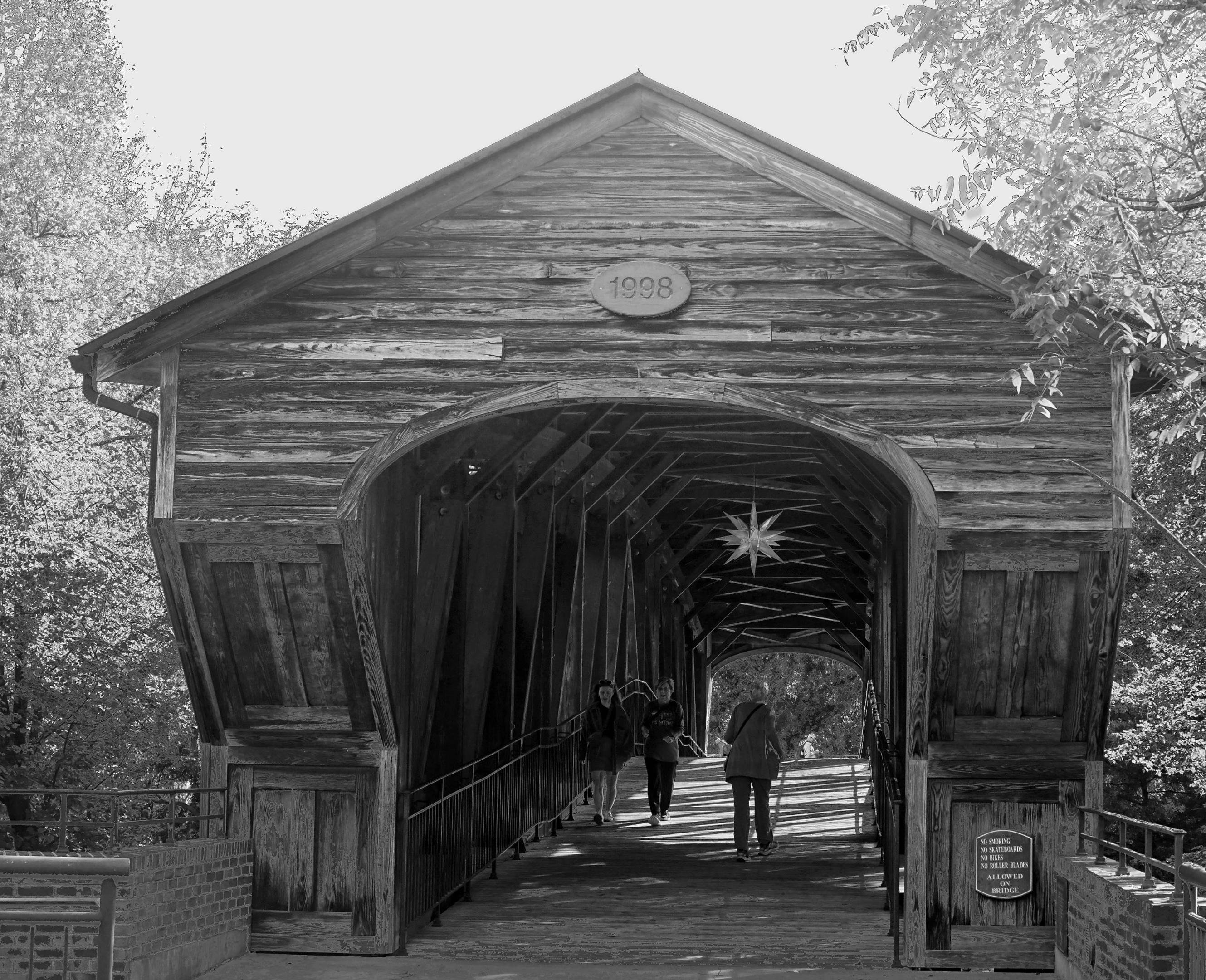 Covered Bridge To Old Salem