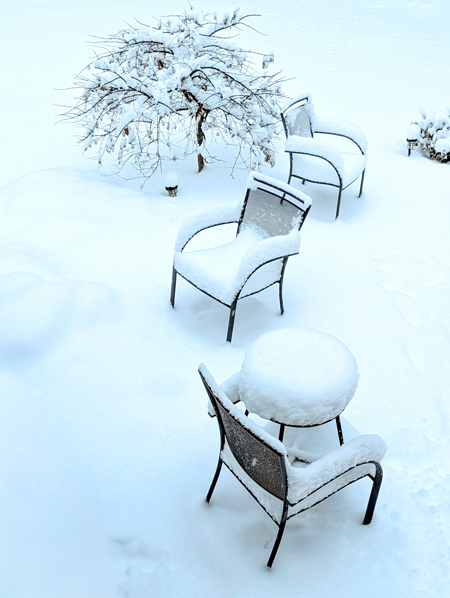 Snowy Chairs