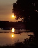 Peaceful Lake Sunset