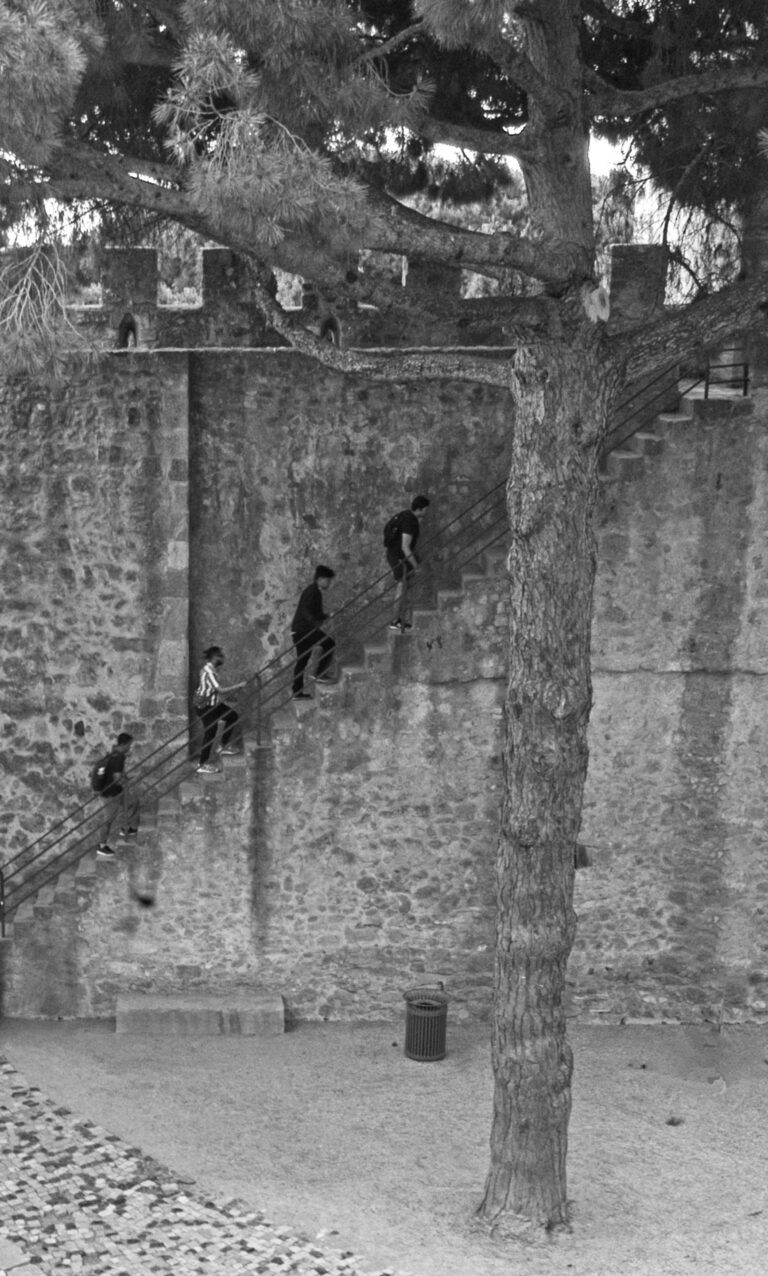 Men on Stairs