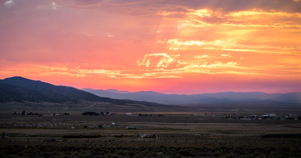 Sunset Over Great Basin