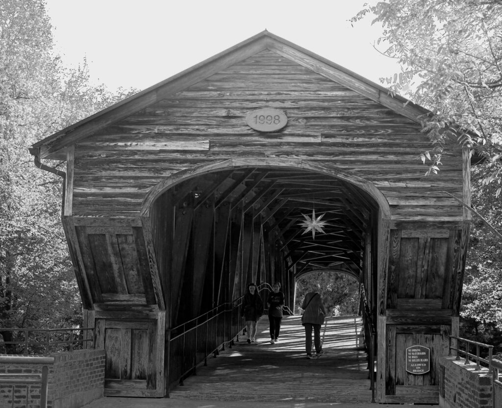 Covered Bridge to Old Salem