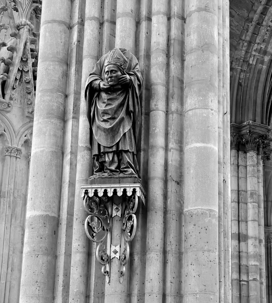 Saint Denis Walks Beheaded in Paris