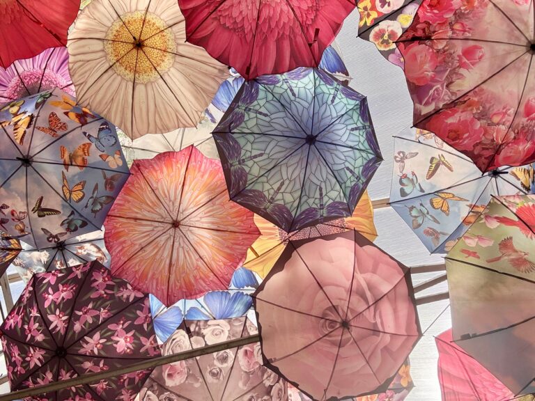 Upside Down Umbrellas