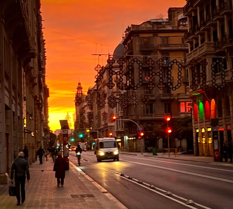 Barcelona in the Morning