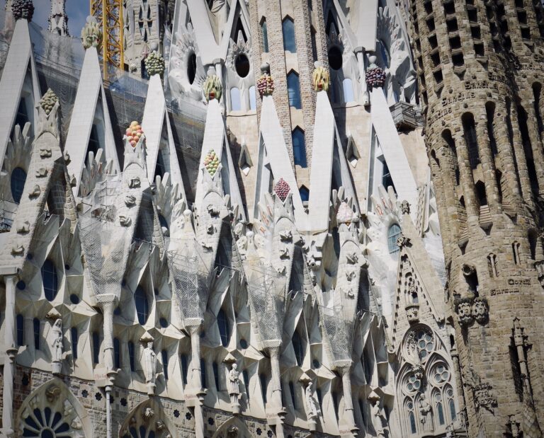 Basilica of the Sagrada Familia Old and New